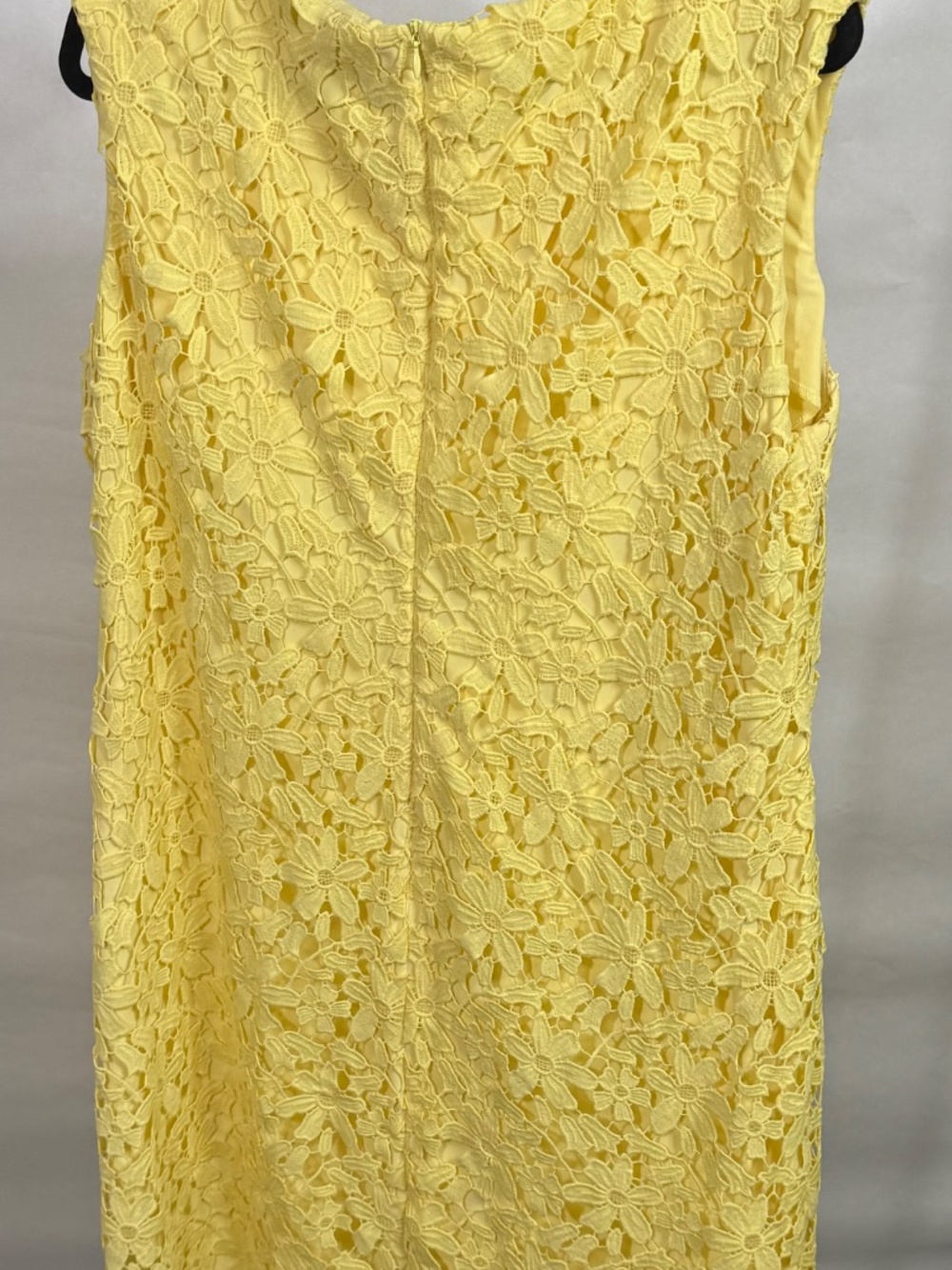 Lauren Ralph Lauren Column Cocktail Dress - embroidered overlay - Size 18W - Picture 2 of 3